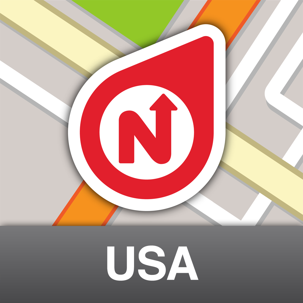 NLife USA Premium - Offline GPS Navigation, Traffic & Maps