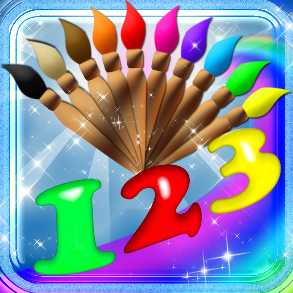 123 Numbers Magical Kingdom - Count Learning Experience Drawing Game icon