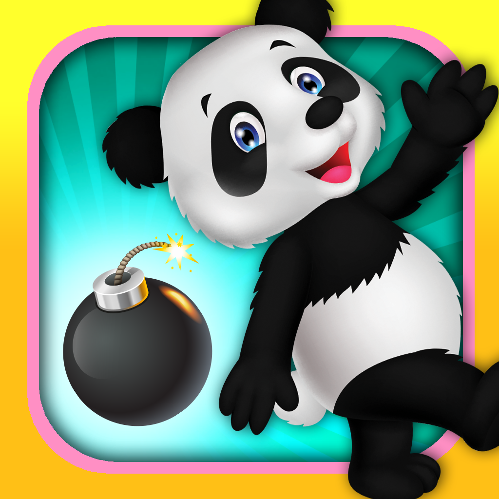 ` Panda Bombs Match Memory Brain Training Fun Free Games icon