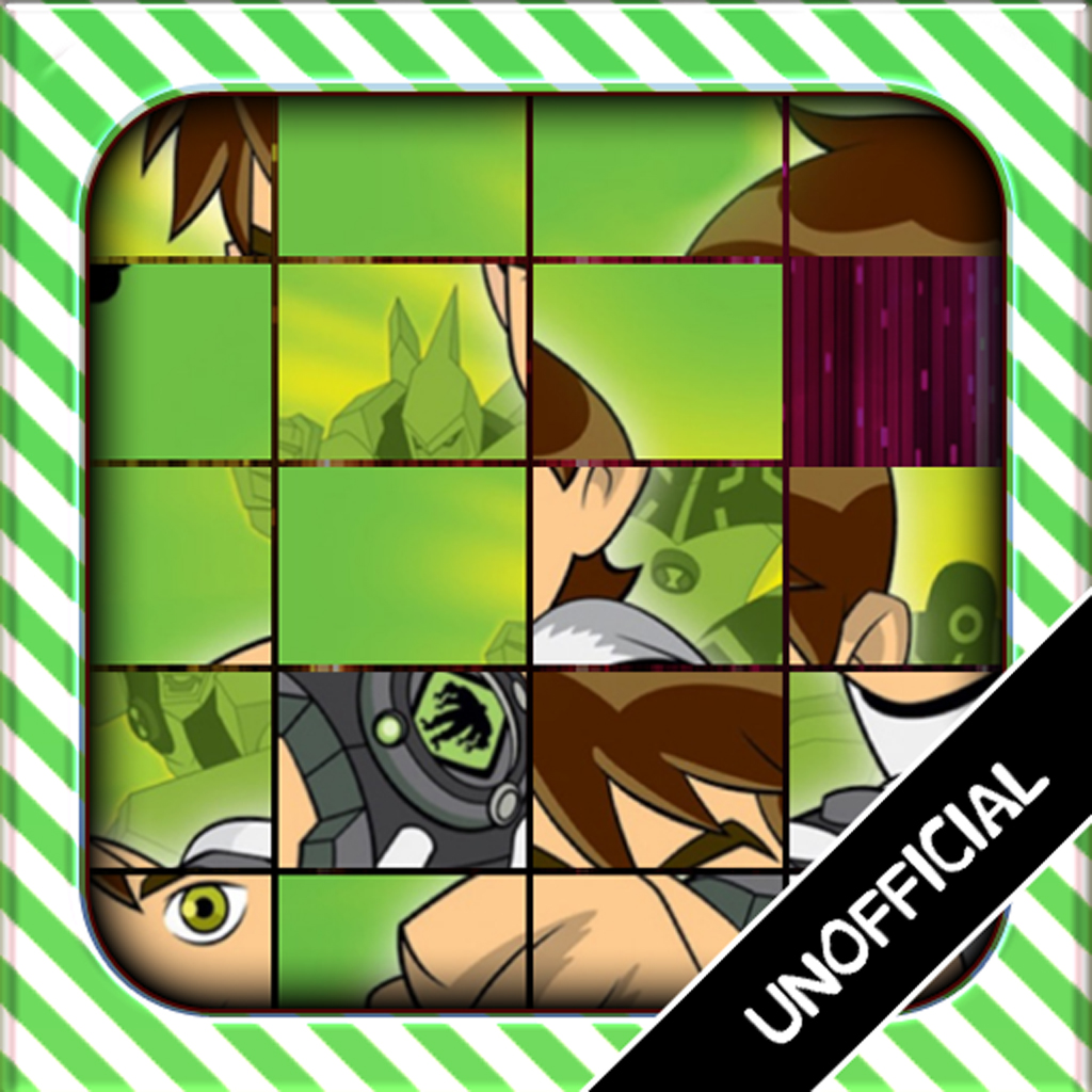 Slides Puzzles Game for Ben 10 (Unofficial Free App)