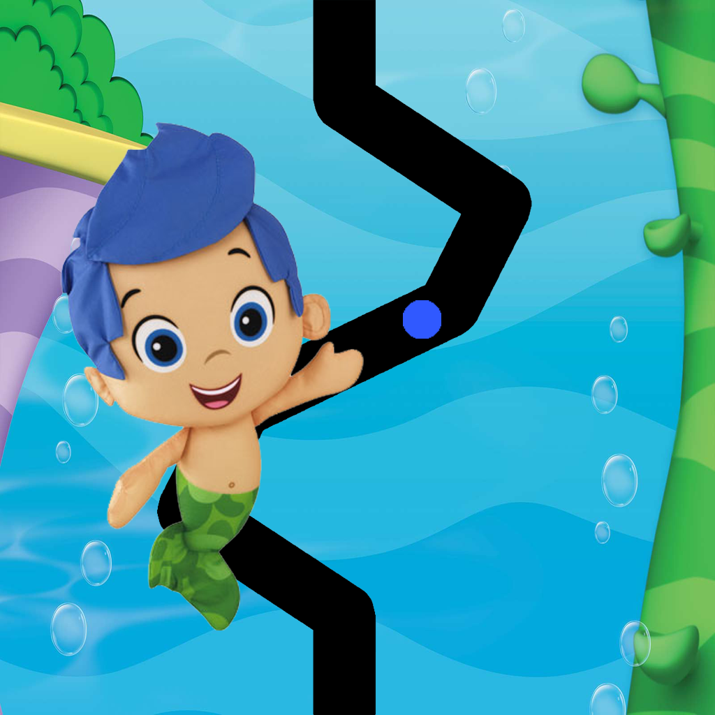 Stay in Black Zone: Bubble Guppies Edition - Keep in Black line! icon