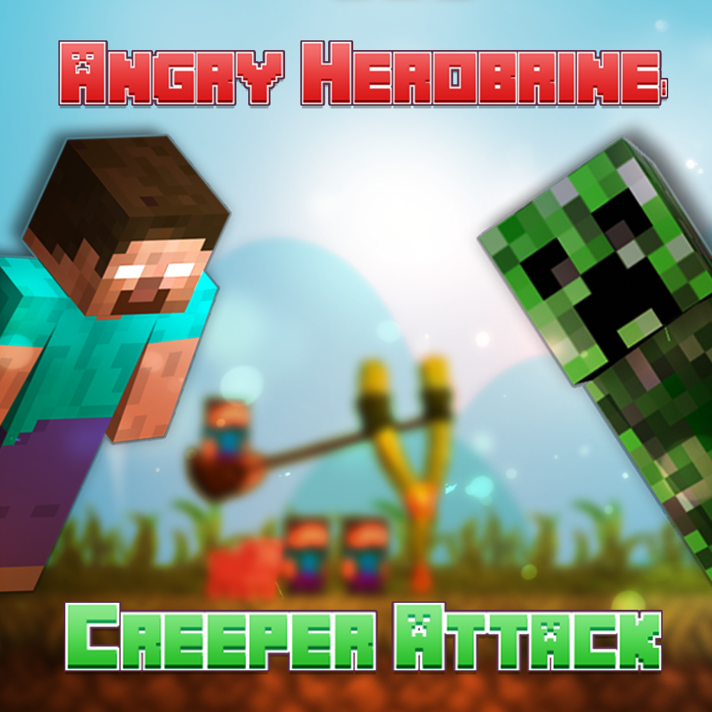 Angry Herobrine: Creeper Attack icon