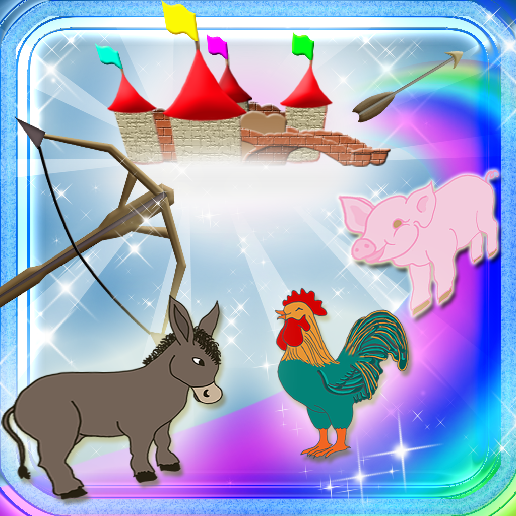 123 Learn Animals Magical Kingdom - Farm Animals Learning Experience Target Game icon