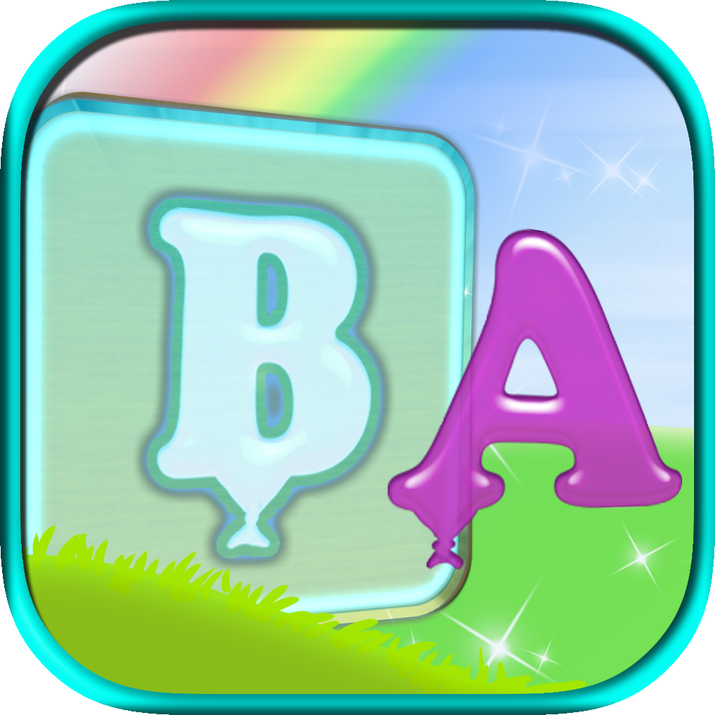 ABC Wood Match Puzzle - Alphabet Balloons Match Game