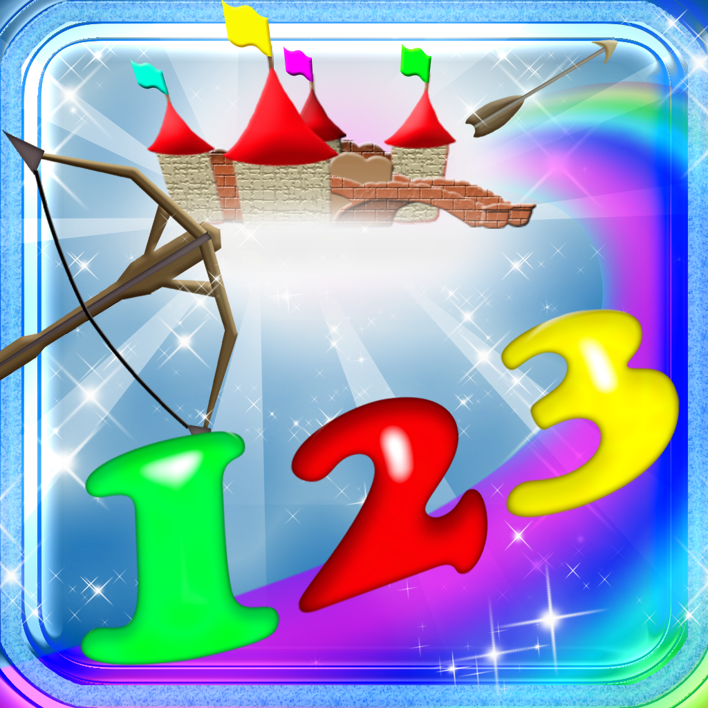 123 Numbers Magical Kingdom - Count Learning Experience Target Game icon