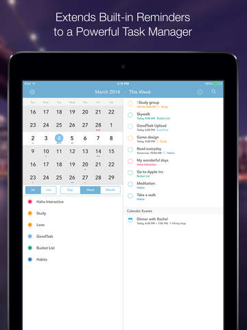GoodTask 2 - Reminders, To-do, Task Manager with Calendar Screenshots