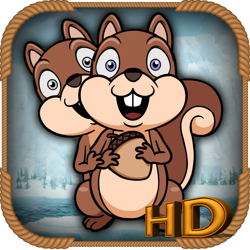 Tether Squirrel: Grip Snowflake to Climbing Acorn Tree - Adventure & Fun Game