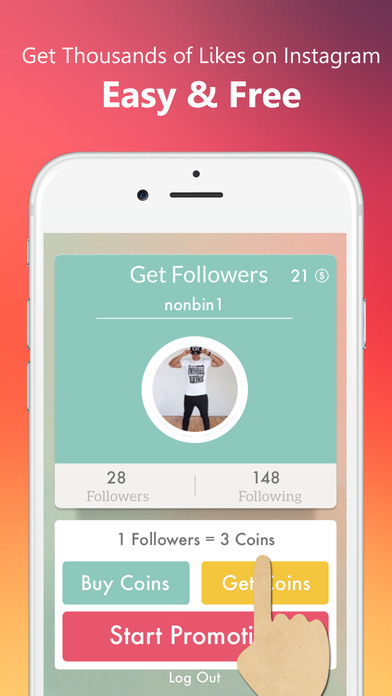 unlimited follower for instagram boost users who you like with tracking tools screenshot on ios - instagram unlimited followers and likes