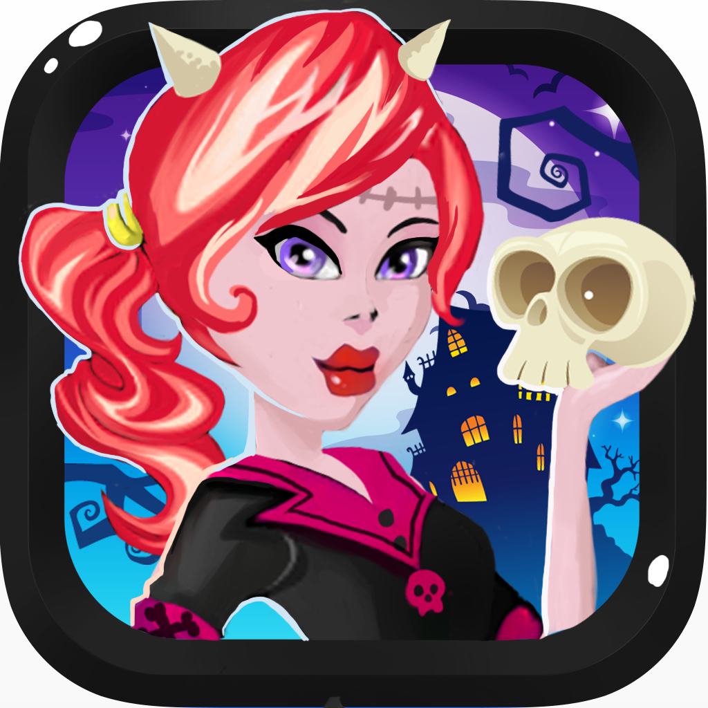 Monster High Girl Dress Up Party - New College Girl-z Scary Fashion on Campus Life Free icon