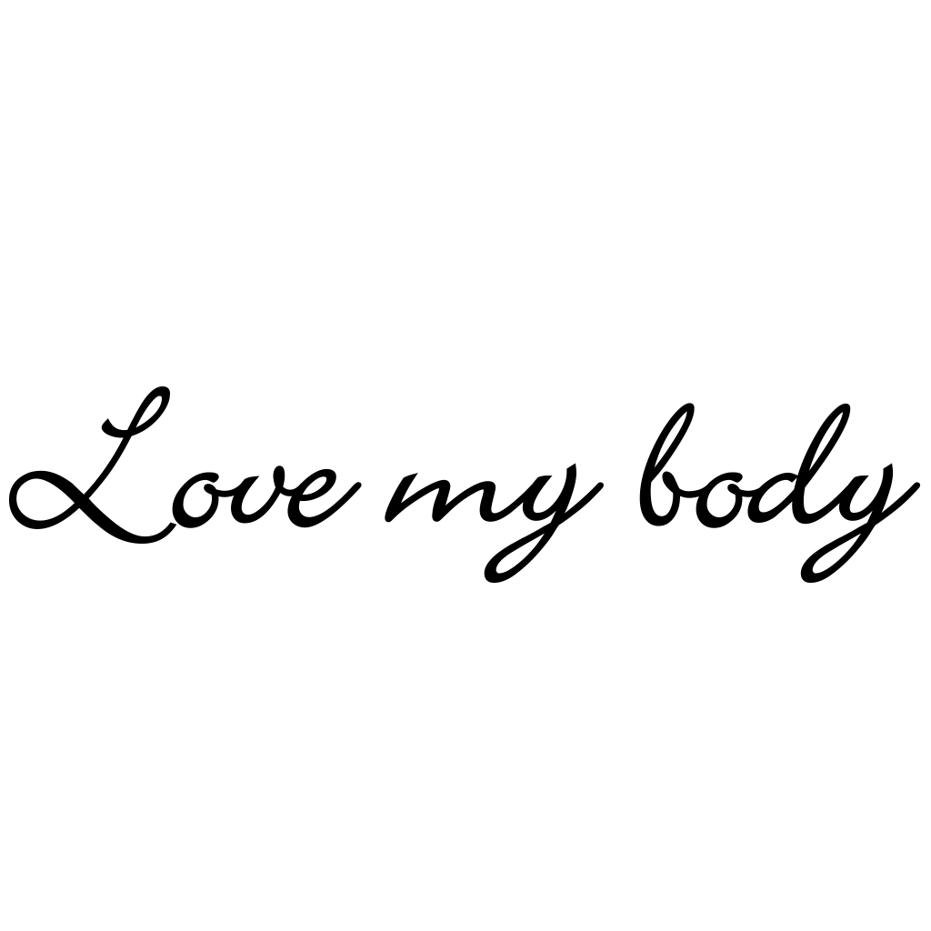 Love my body icon