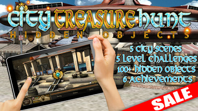 City Treasure Hunt Hidden Objects Quest Game (iPad Version) Screenshot on iOS