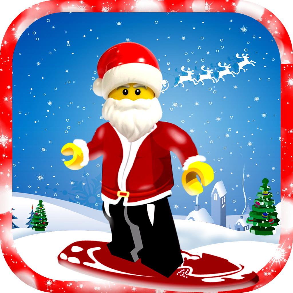 Skiing For Lego Santa Skier
