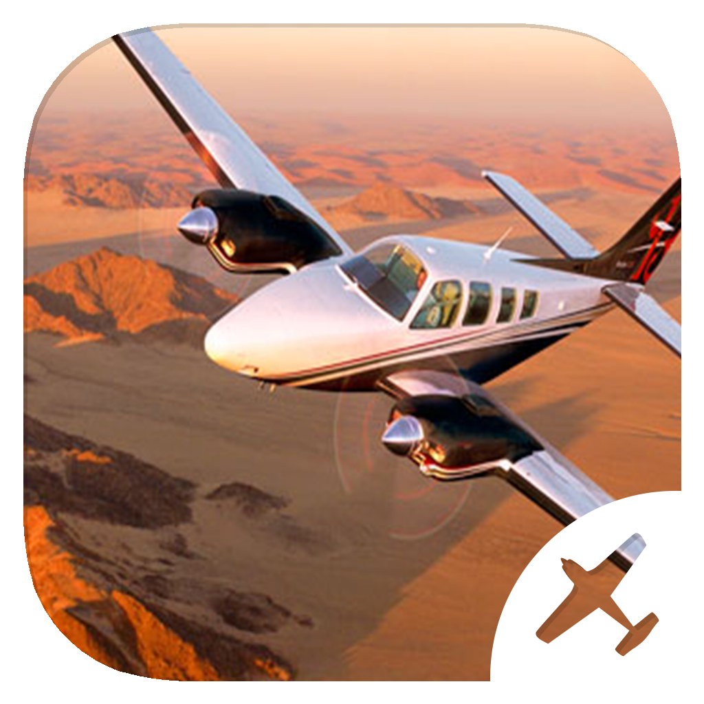 Flight Simulator (Baron 58 Edition) - Airplane Pilot and Learn to Fly Sim icon