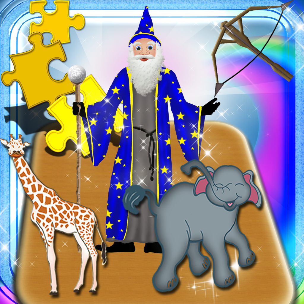 123 Wild Fun Magical Kingdom - Wild Animals Learning Experience All In One Games Collection icon
