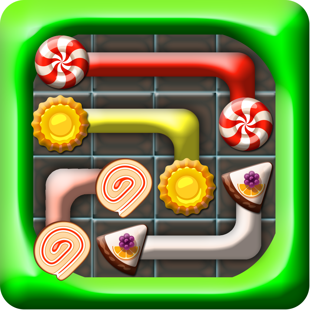 A addictive jelly flow free brain puzzle game icon