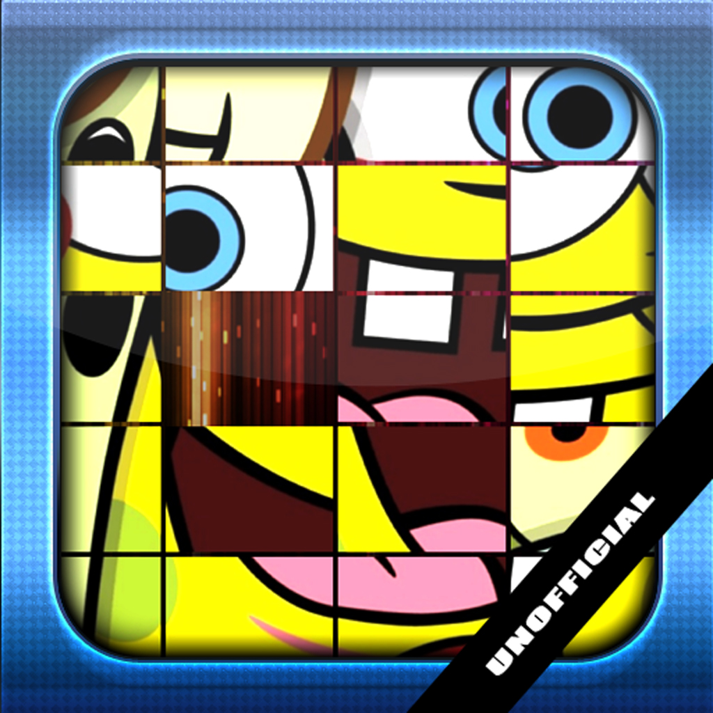 Slides Puzzles for SpongeBob Squarepants (Unofficial Free App) icon