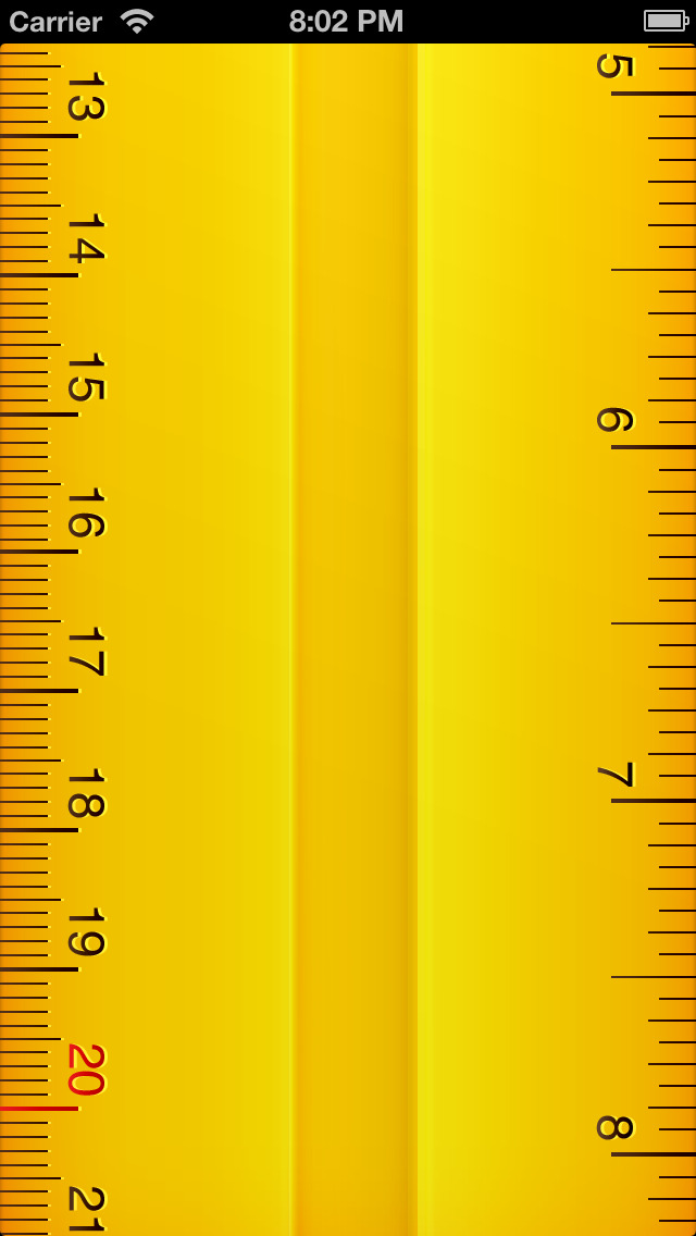 ruler on iphone 6