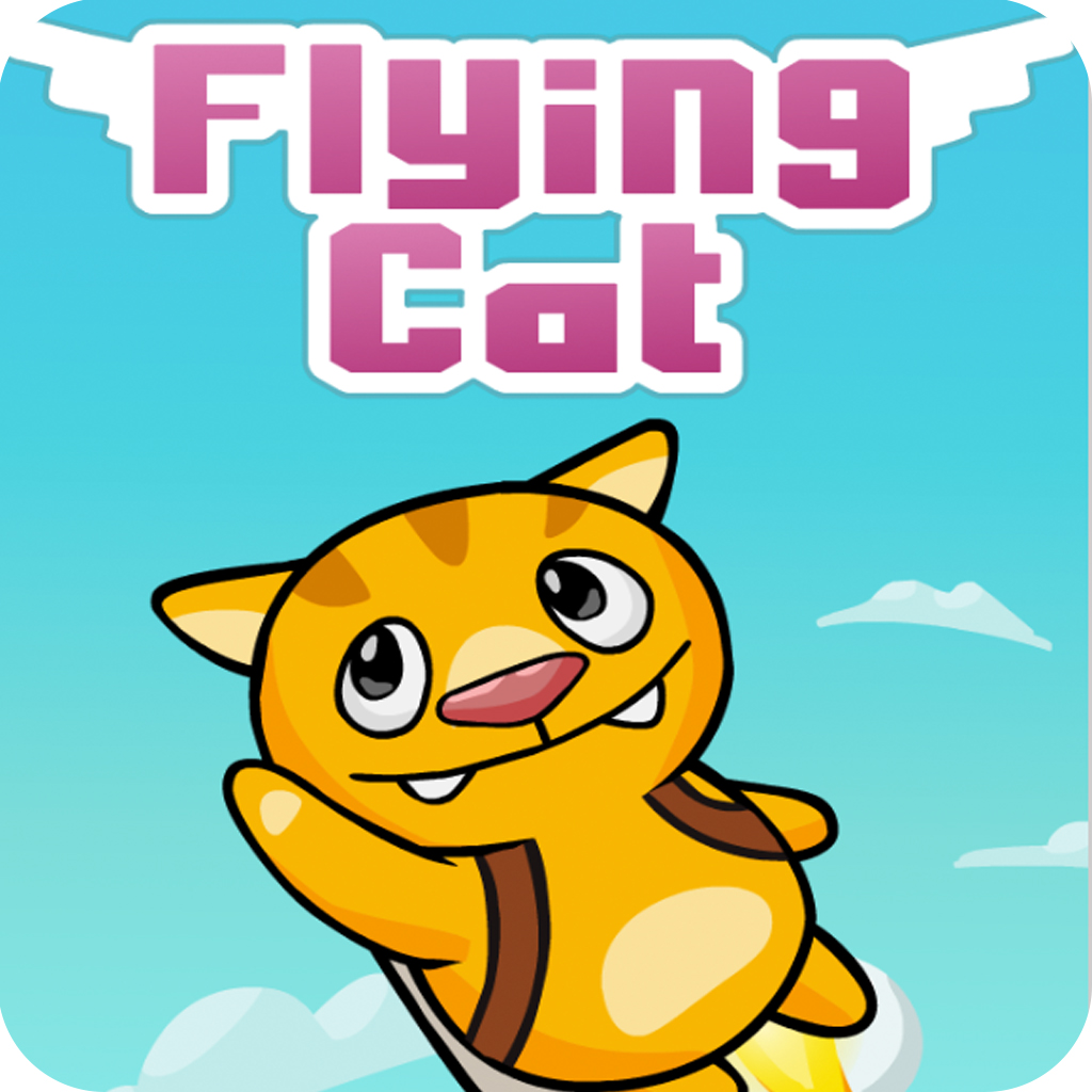 Flying Cat Fun Game for Kids and Adult icon