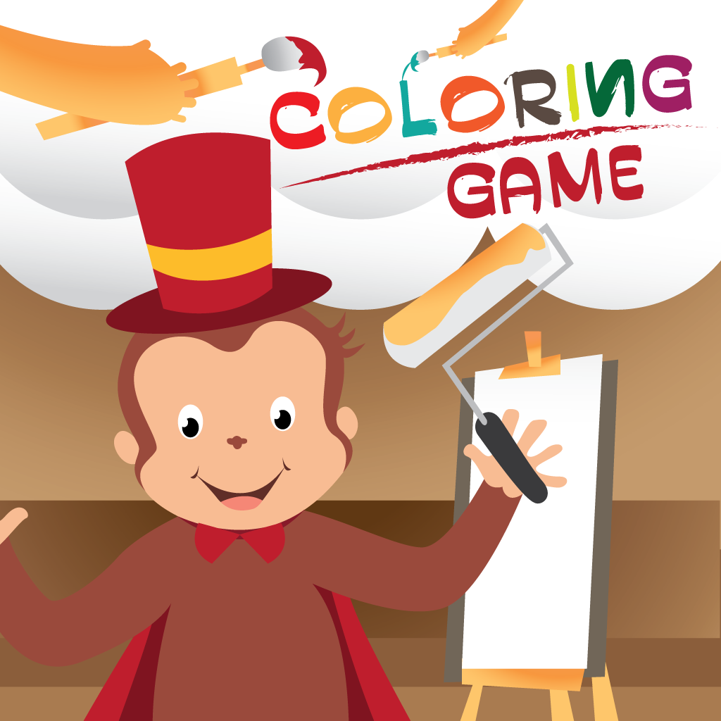 Coloring Game for Curious George icon