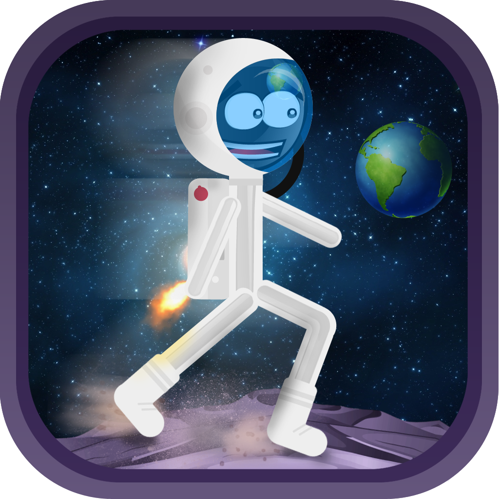 Stickman Astronaut Break PRO icon