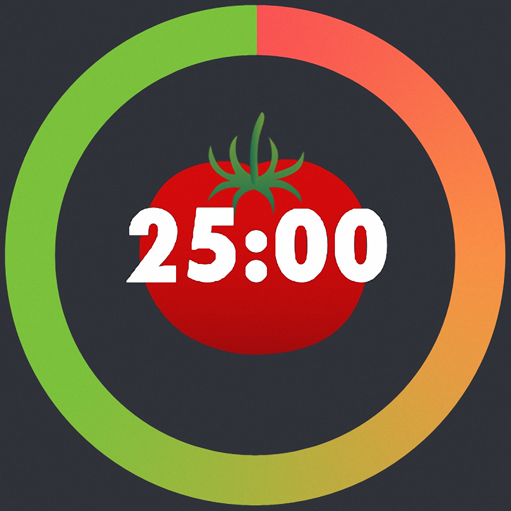 Pomodoro Timer - Easy Way to Do More in Less Time icon