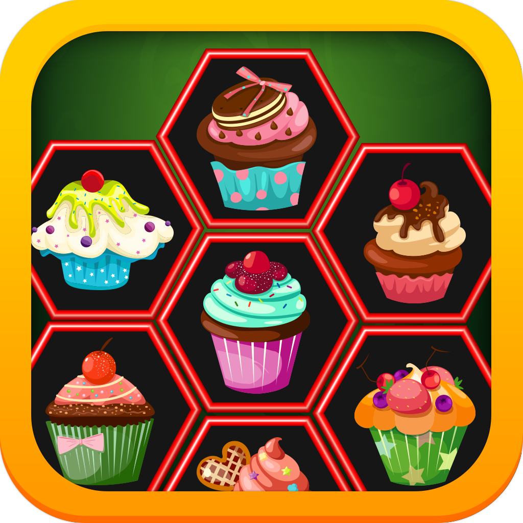 Cup Cakes - Collect Candy In One Row! icon