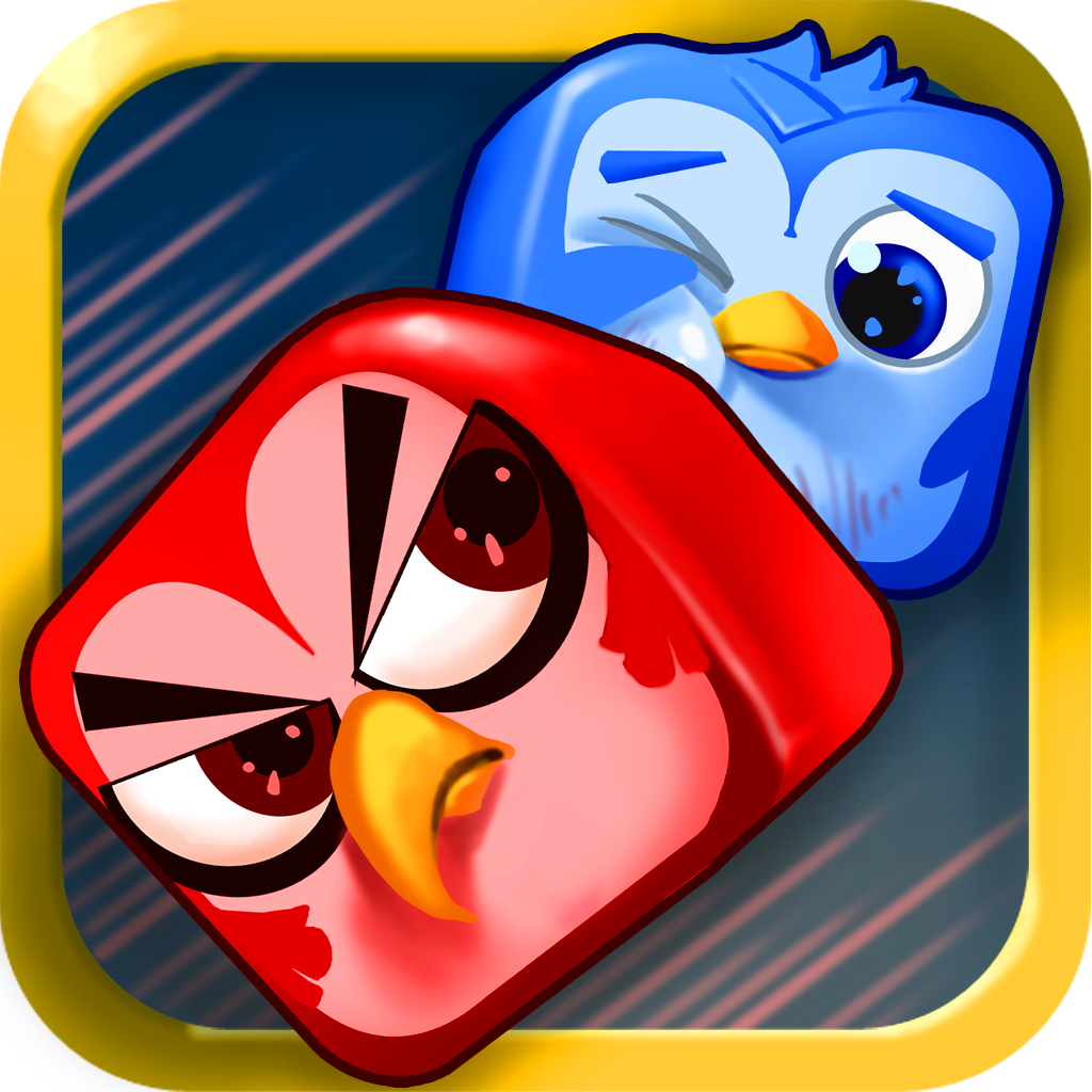 Red bird bit escape icon