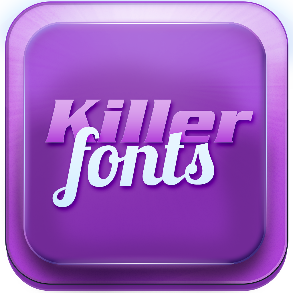 Killer Fonts: fun textizer, cool overgram, and super radical fontself icon