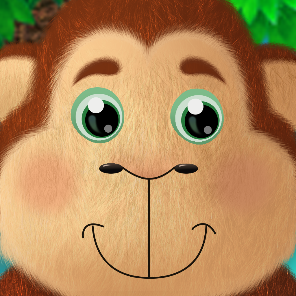 Kids Academy • 5 Little Monkeys - Interactive Nursery Rhyme. Fun music educational app for Baby, Toddlers and Preschool children.
