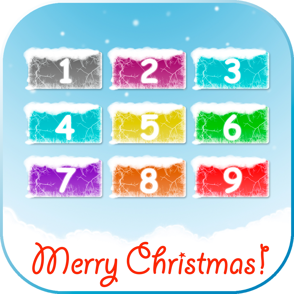 Christmas baby phone – cute game with numbers, winter characters and song for kids