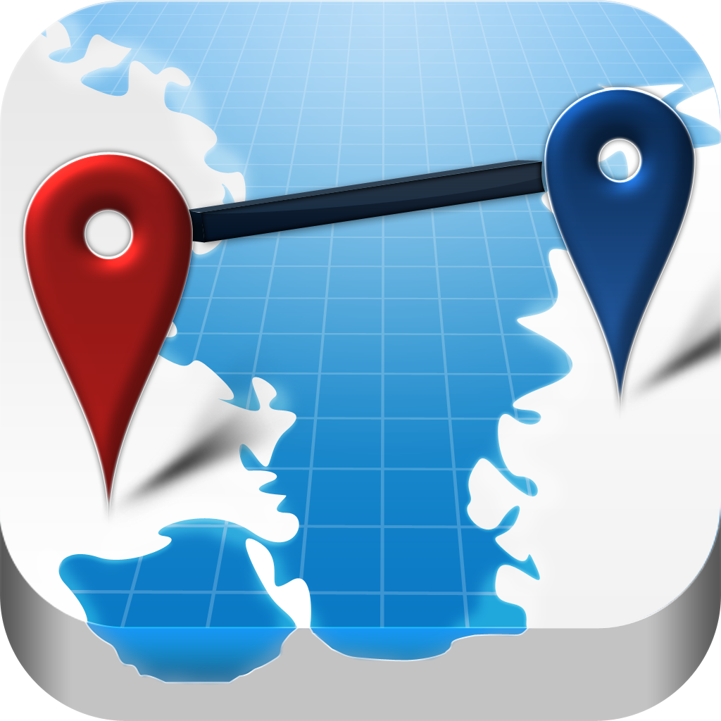 AtoB Distance Calculator Free - easy and fast air or car route measurement from A to B for travel and more