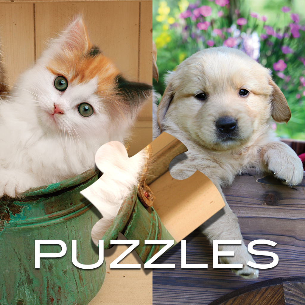 Kitten and Puppy Puzzles icon