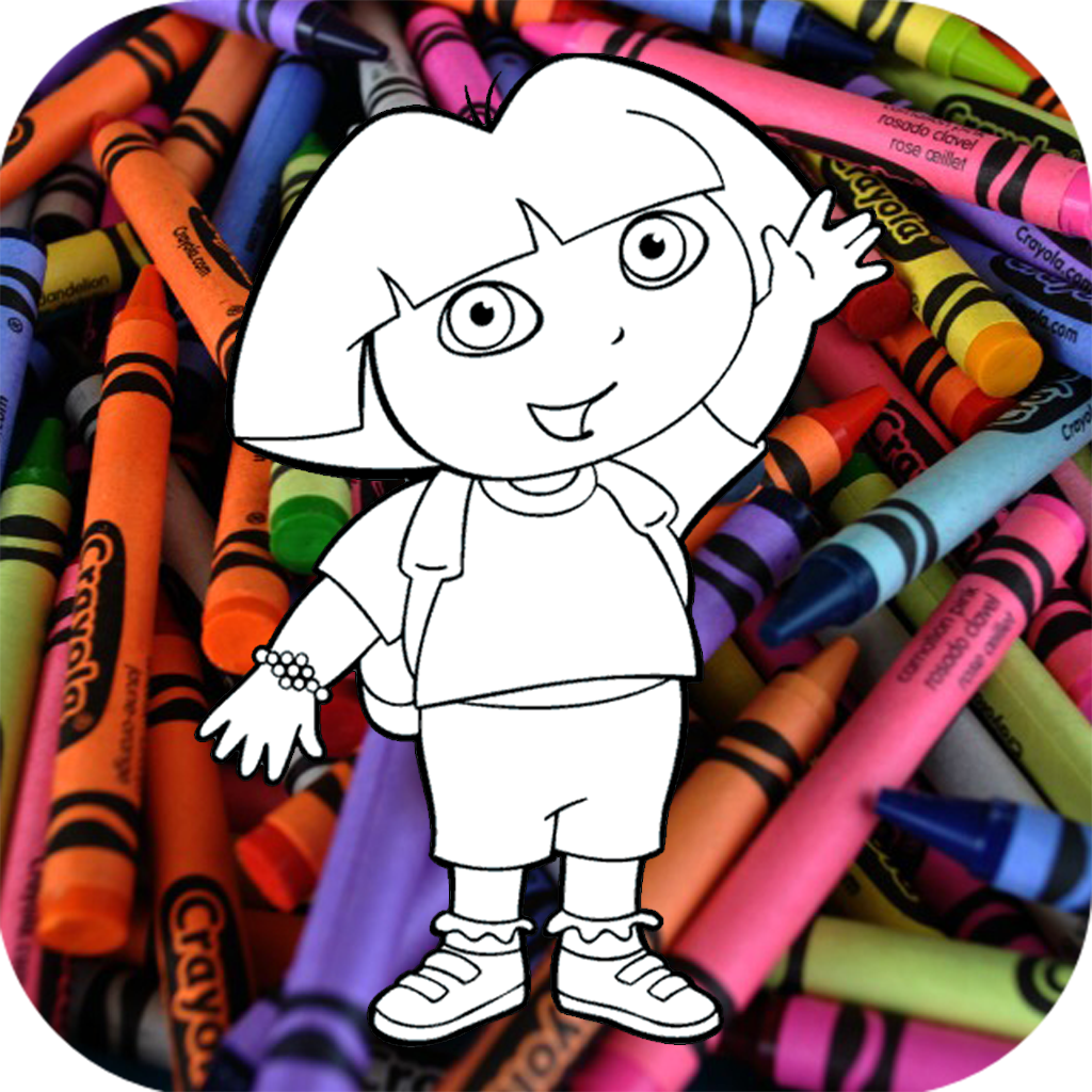 Coloring Book for Dora the Explorer