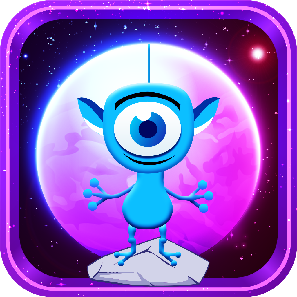 monster worldwide - space alien jumping adventure icon