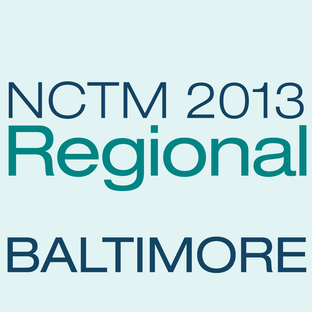 NCTM 2013 Baltimore App