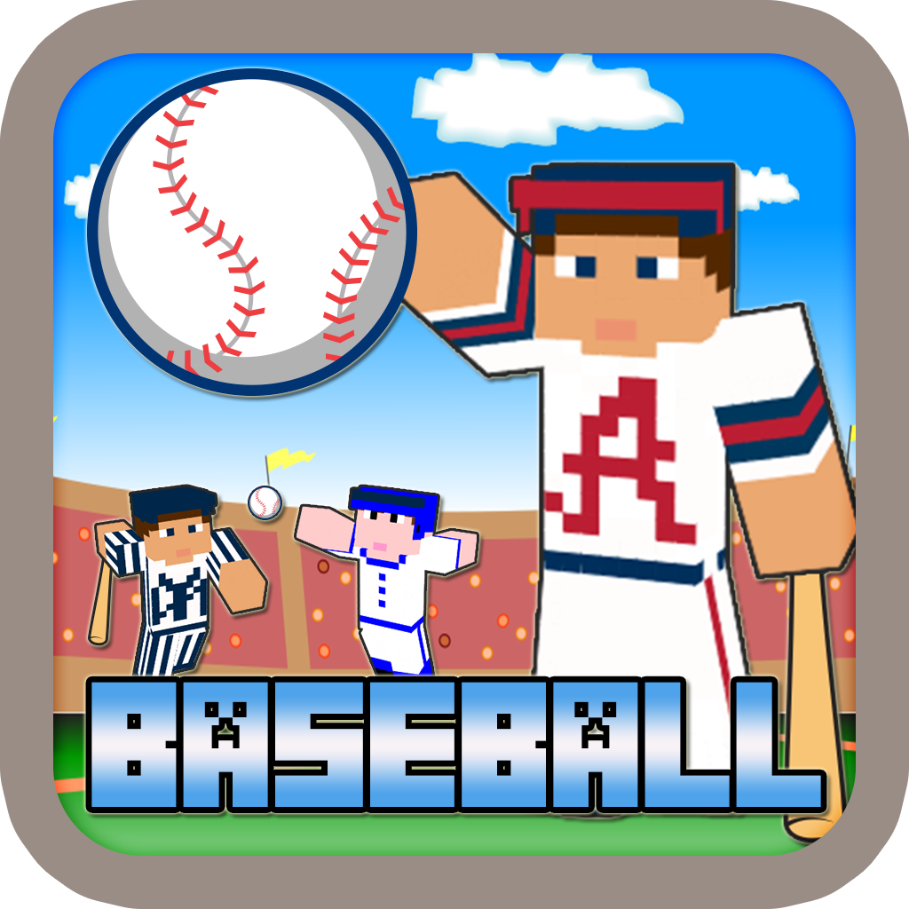 Baseball Hero Skin Finding MLB Ball - Block Craft World Edition icon