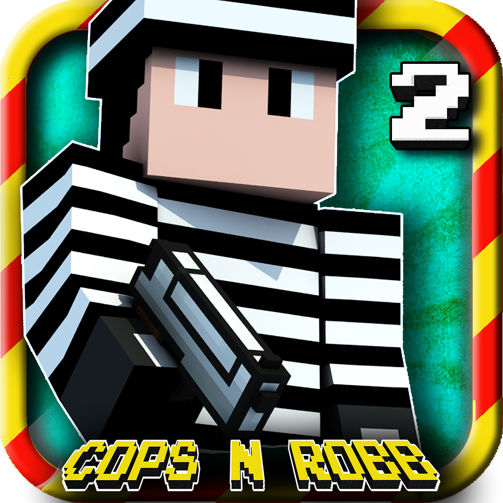 Cops N Robbers™ 2 (Original) 3D - Mine Mini Block Fps Survival Craft Game & Worldwide Fight Multiplayer Pocket Edition icon