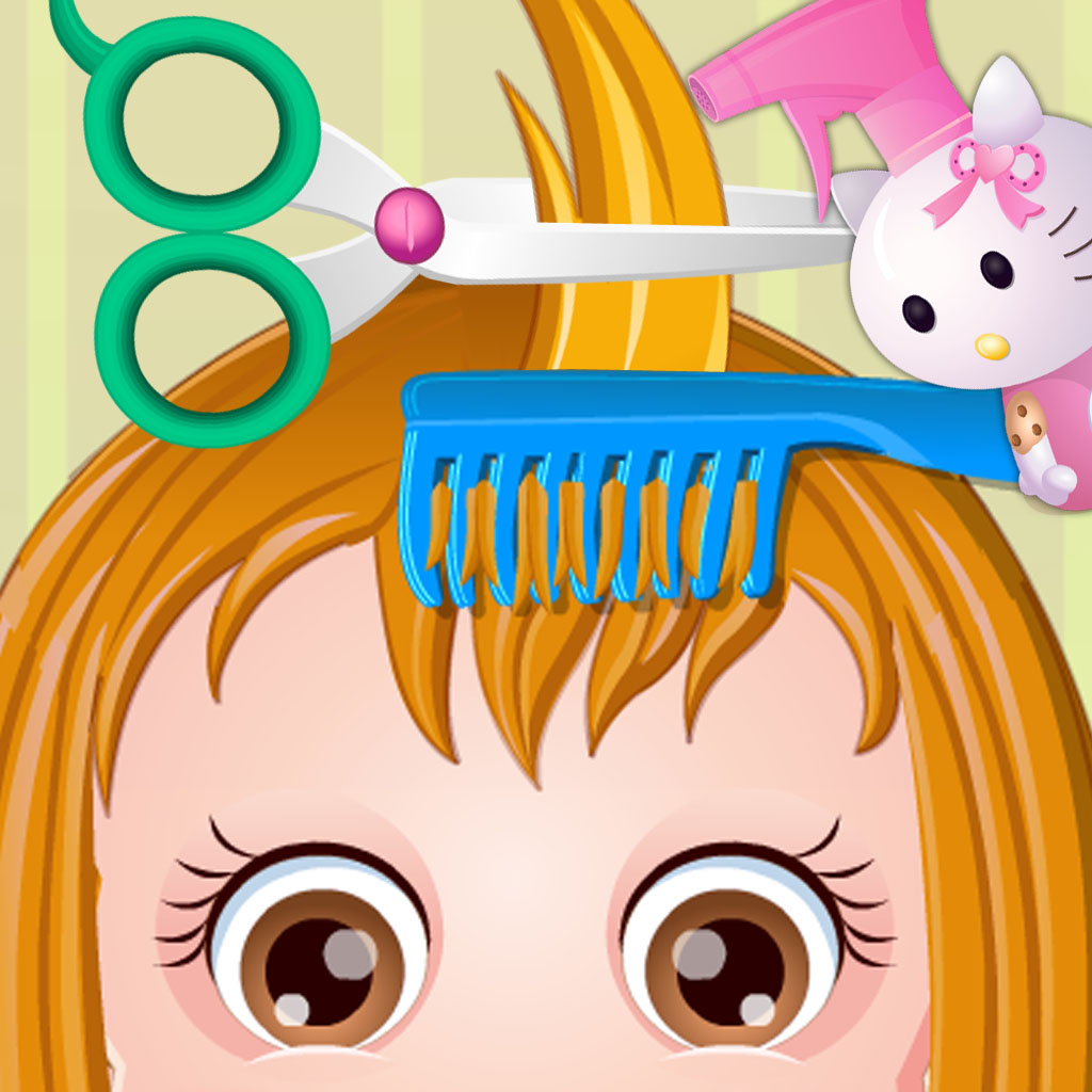 Baby Hair Salon & Dress up & Bath & Wash Face - Kids Game icon