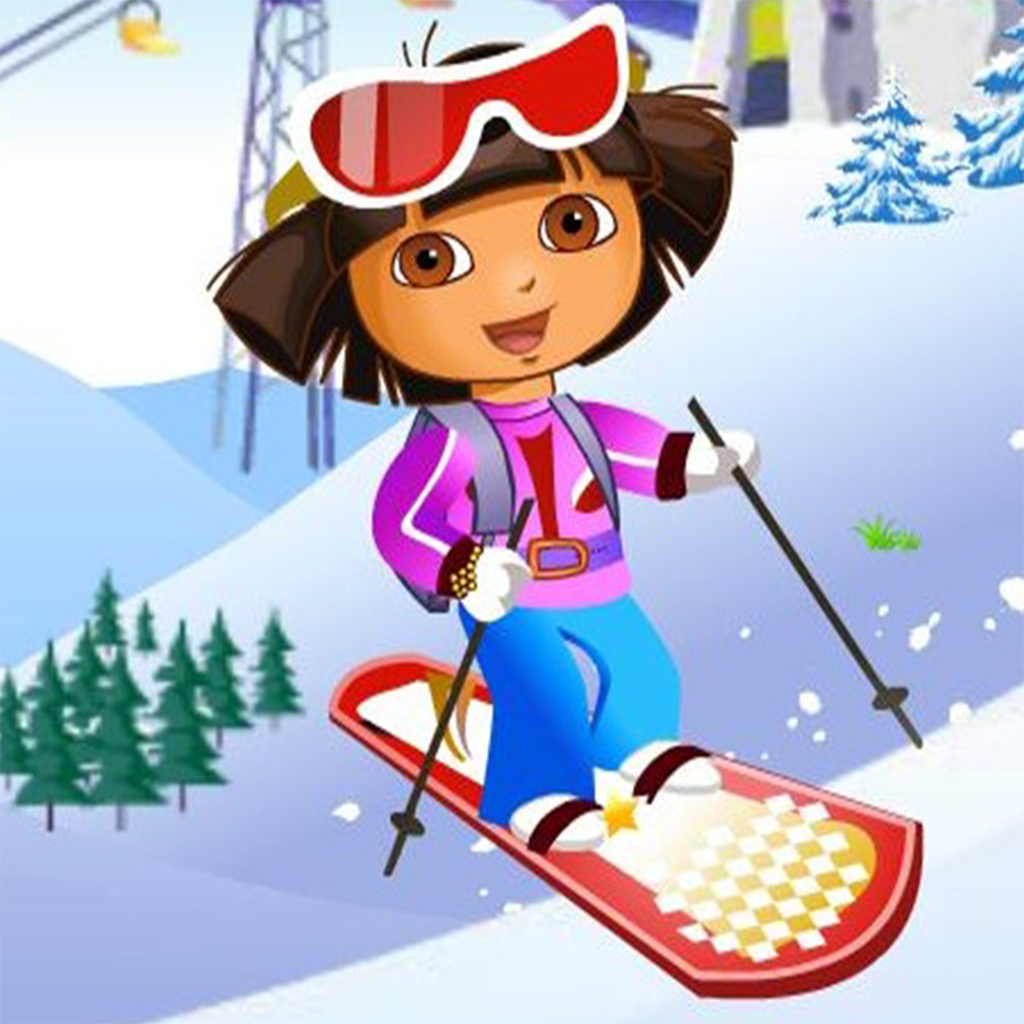 Ski Game for Dora the explorer