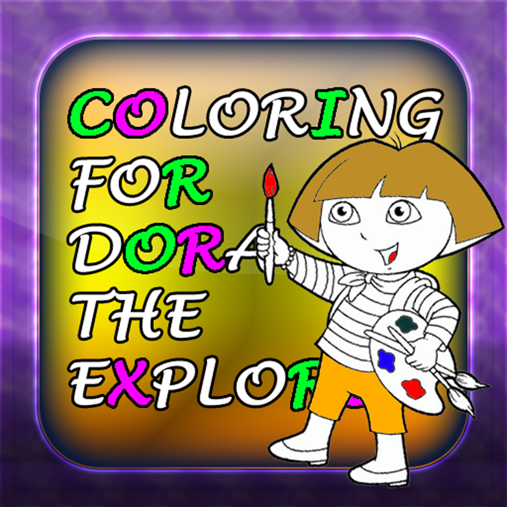 Coloring Game for Dora the explorer - Unofficial Version icon