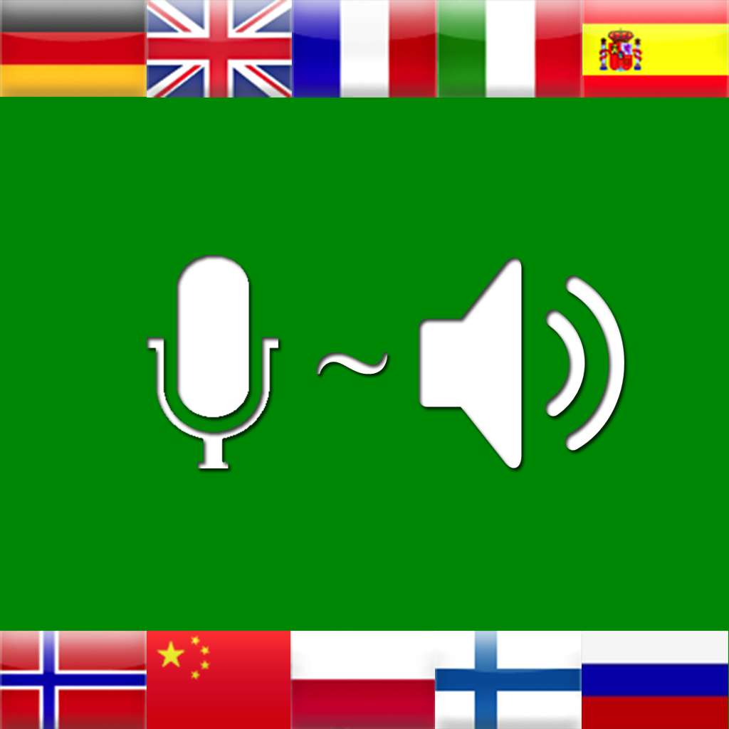 Translate Voice recognises and translates speech speaking directly to you with a sophisticated Dictionary and translator for 30 Languages like English, Spanish, Chinese, German, Japanese, Catalan, Cze