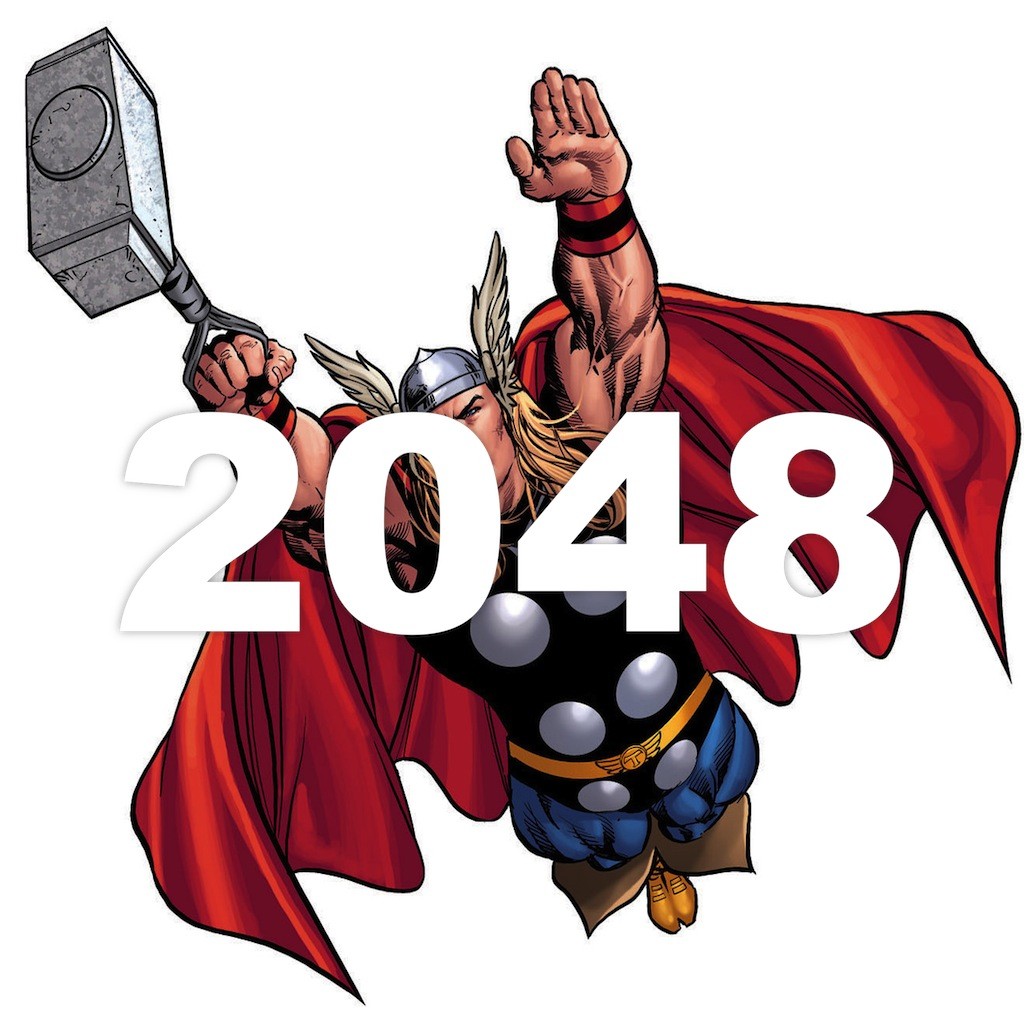 2048 for Comic Characters!