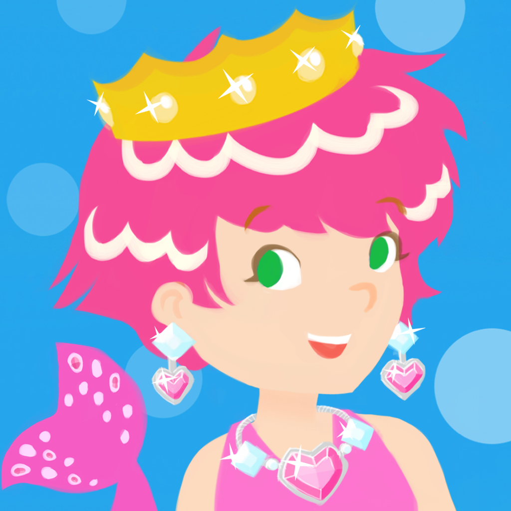 Mermaid Fashion Show - Dress Up a Mermaid Princess Paper Doll in this Dressup Game for Girls (iPhone and iPod Touch Edition) icon
