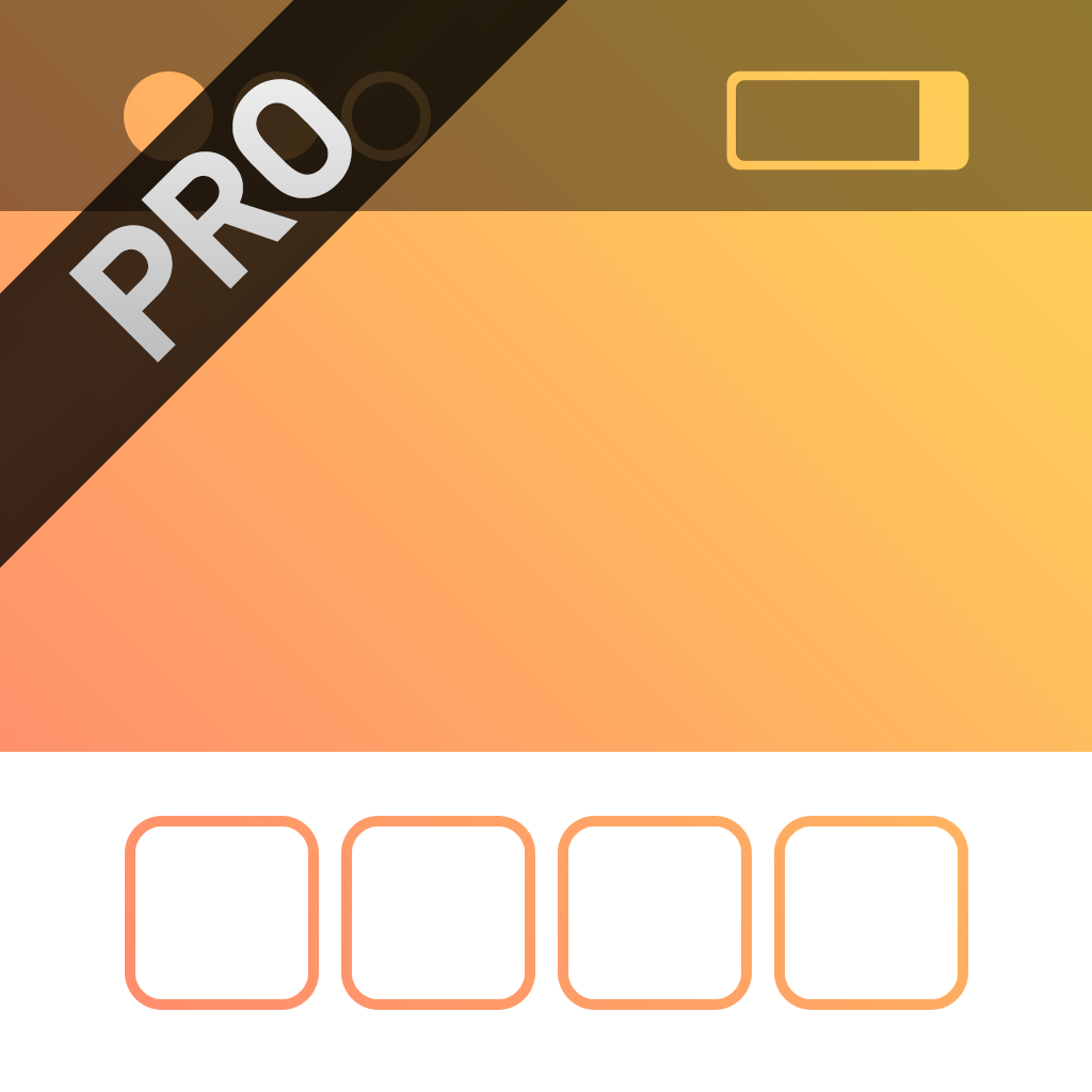 FancyScreen Pro - Dock and status bar backgrounds to use as home screen wallpaper