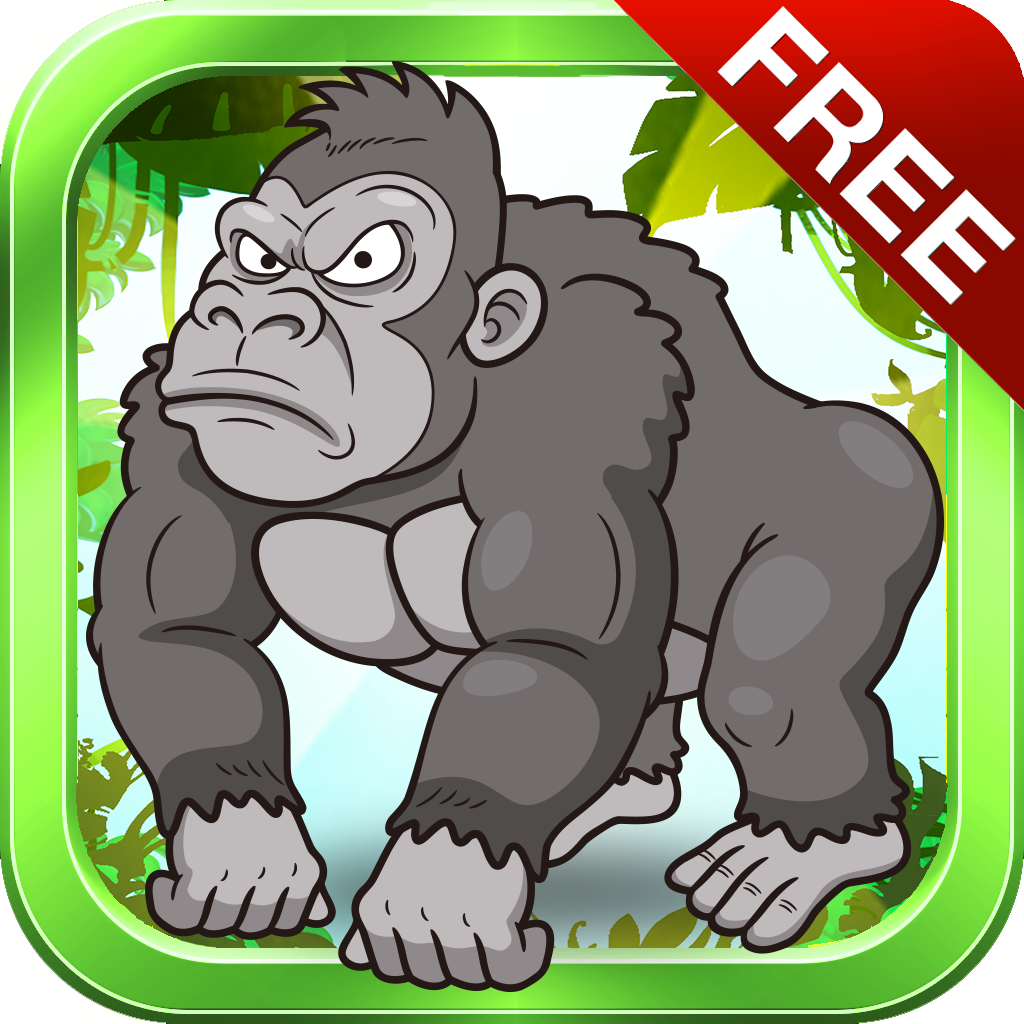 Gorilla Jump Free-Gorilla Jumping Fun icon