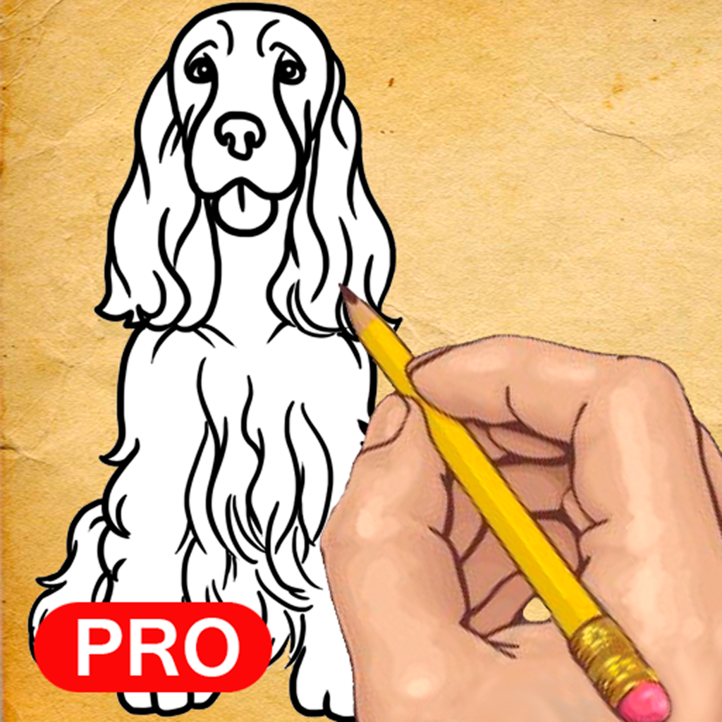 Learn to Draw: Cute Dogs and Small Puppies PRO