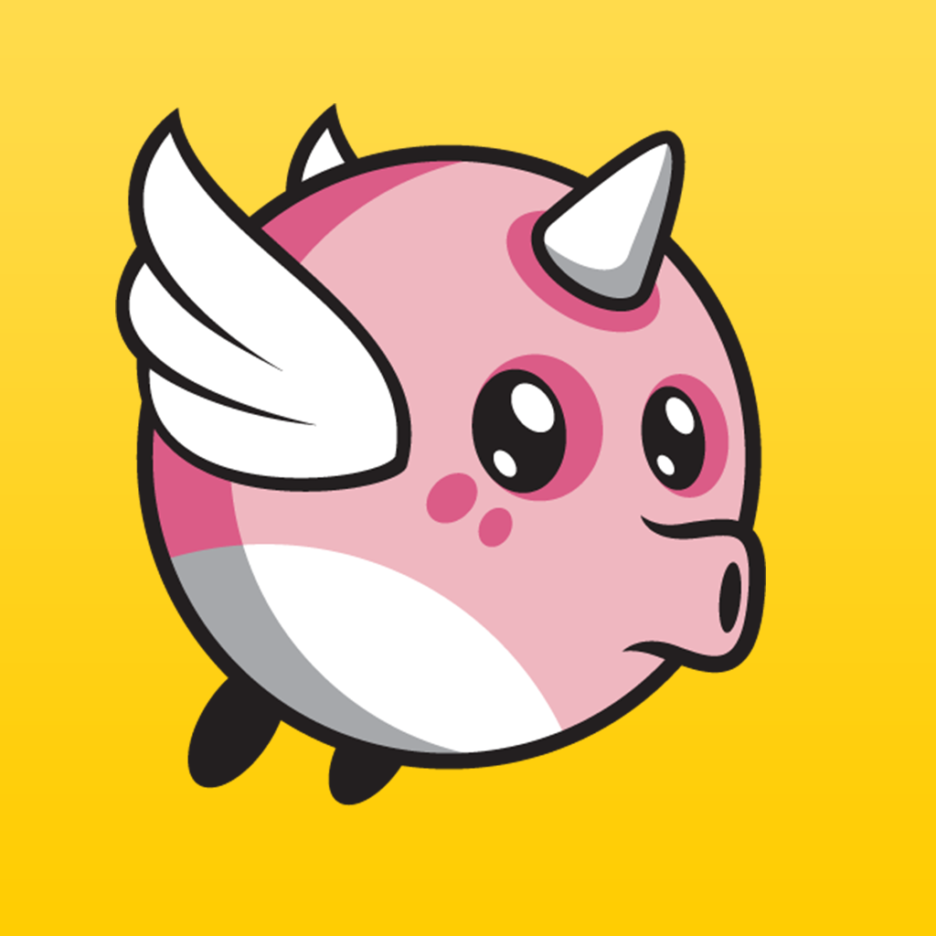 Pink Beauty - A Cute Flying Monster for Addicting Survival Games