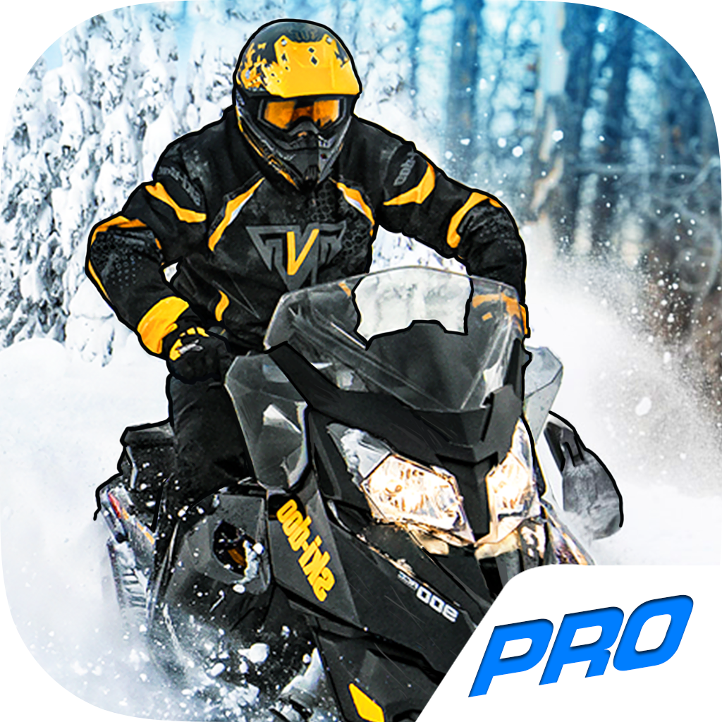 Snowmobile Extreme Winter Racing Game Pro icon