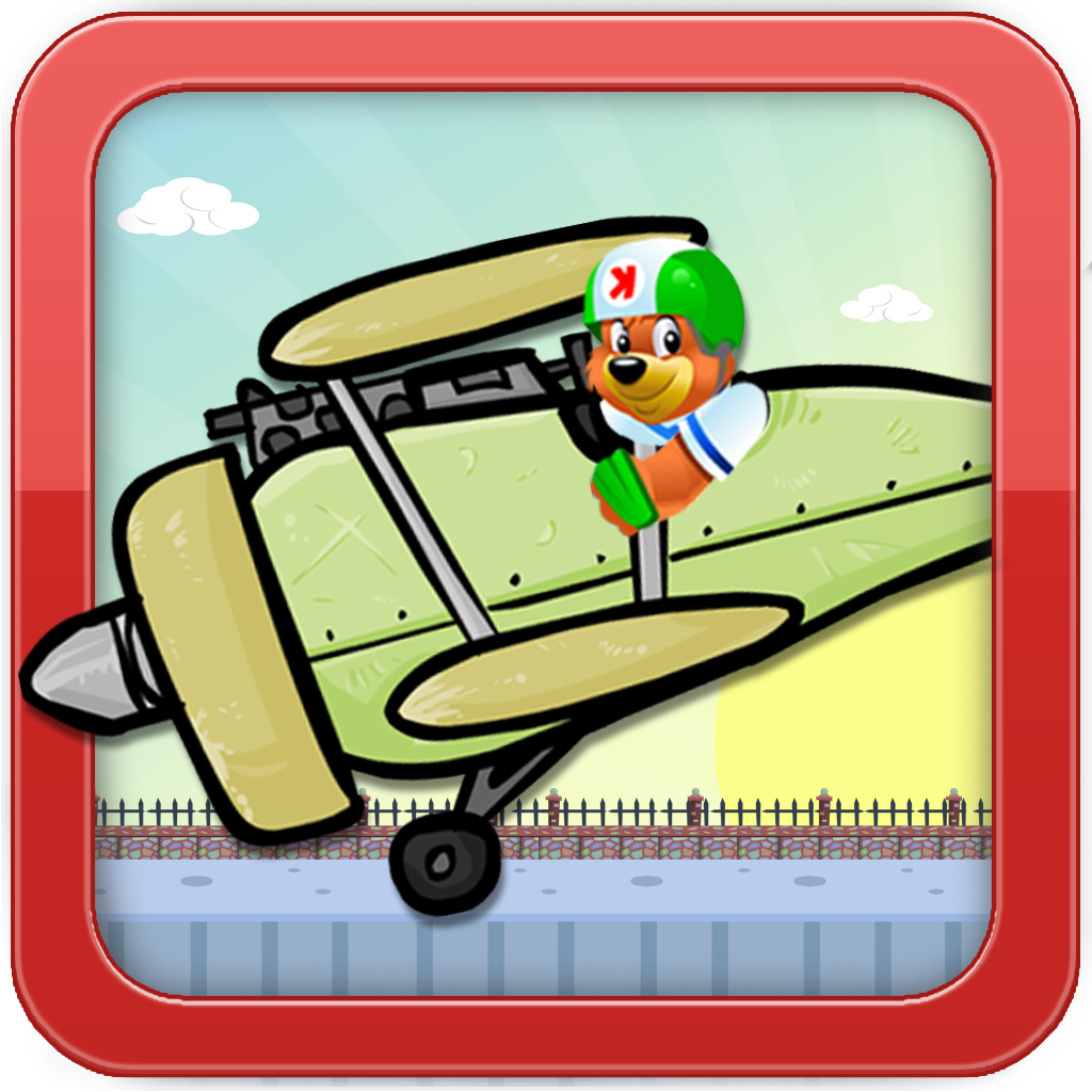Agent Sky Bear: Fun Wide Eyed Pets Flying Kids Game icon