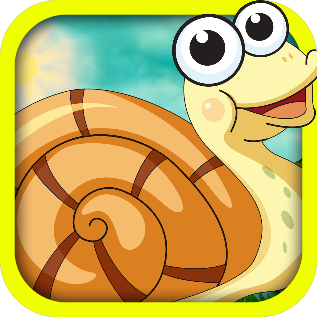Crazy snail icon